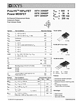 DataSheet IXFH36N60P pdf